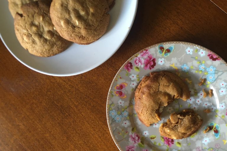 Ginger, White Chocolate & Orange Cookies Recipe