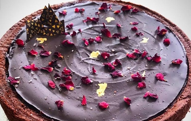 Rose Petal Chocolate Torte Recipe